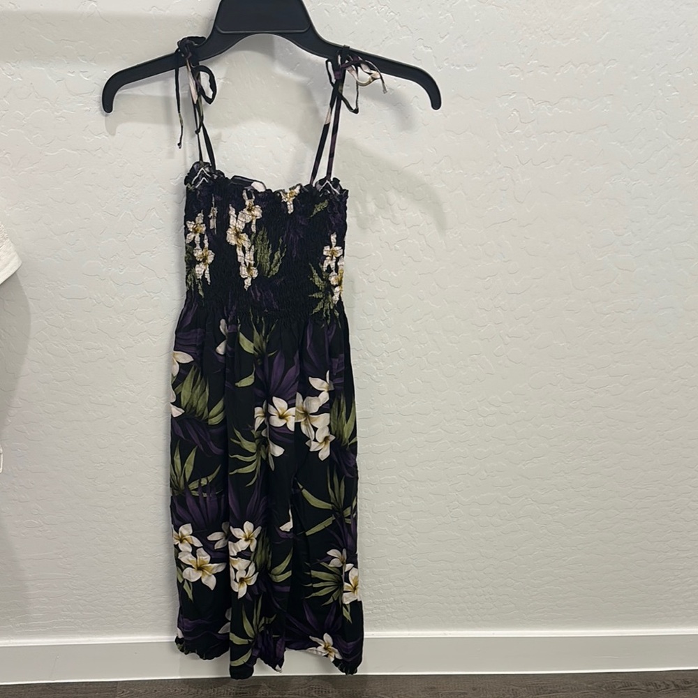 Floral Spaghetti Strap Dress